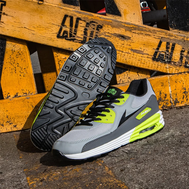

Men's Running Shoes Breathable Air Cushion Sneakers Athletics Sport Trainer Tennis Basketball Shoes