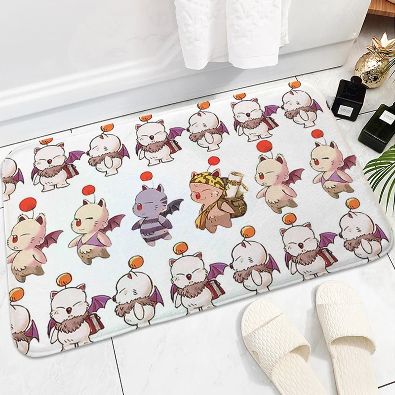 Bath Living Room Mat Moogle Entrance Door Doormat Hallway Kitchen Floor Carpet Slip-resistant Bedroom Rug Home Decor Items