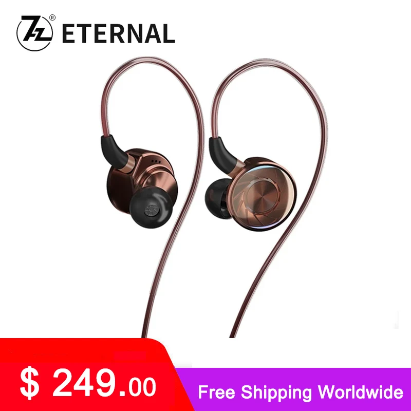 7HZ ETERNAL Dynamic In-Ear Earphone 10th Anniversary Earbuds with MMCX Cable Headphone HiFi Music Monitor DJ Studio 7HZ Timeless