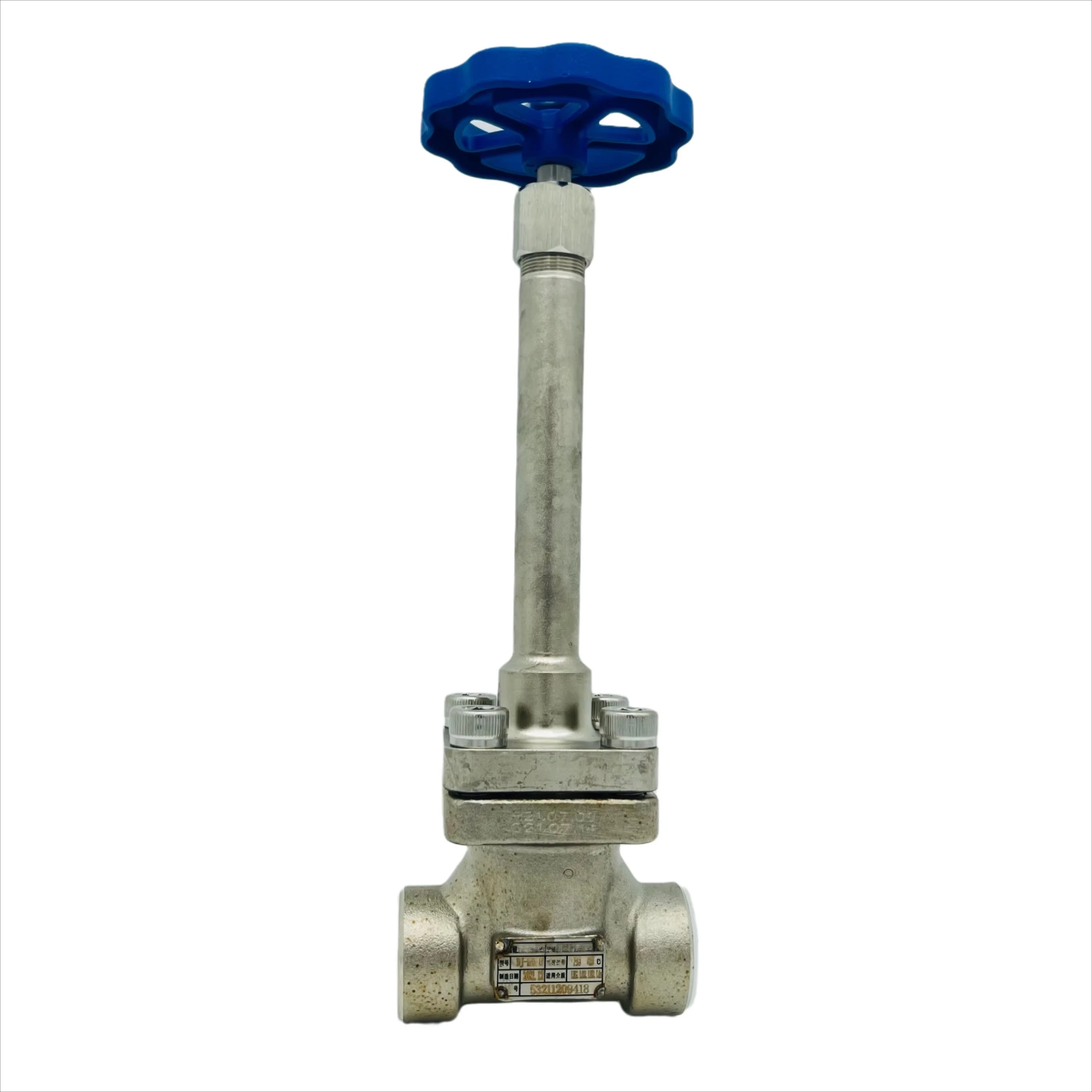 DJ-10D ~50D FEILUN Cryogenic SS304 Flange Globe Valve For Liquid Gas Vessel