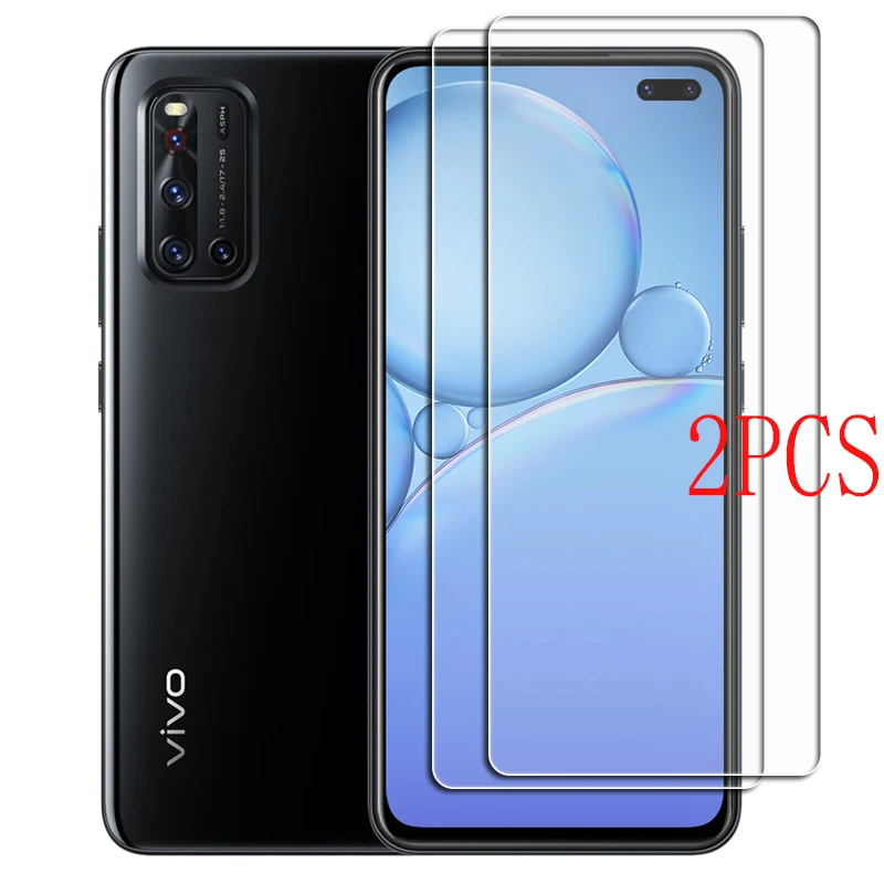 2PCS for Vivo V19 Snapdragon 712 (Global) Tempered Glass Protective FOR VIVO V19  6.44