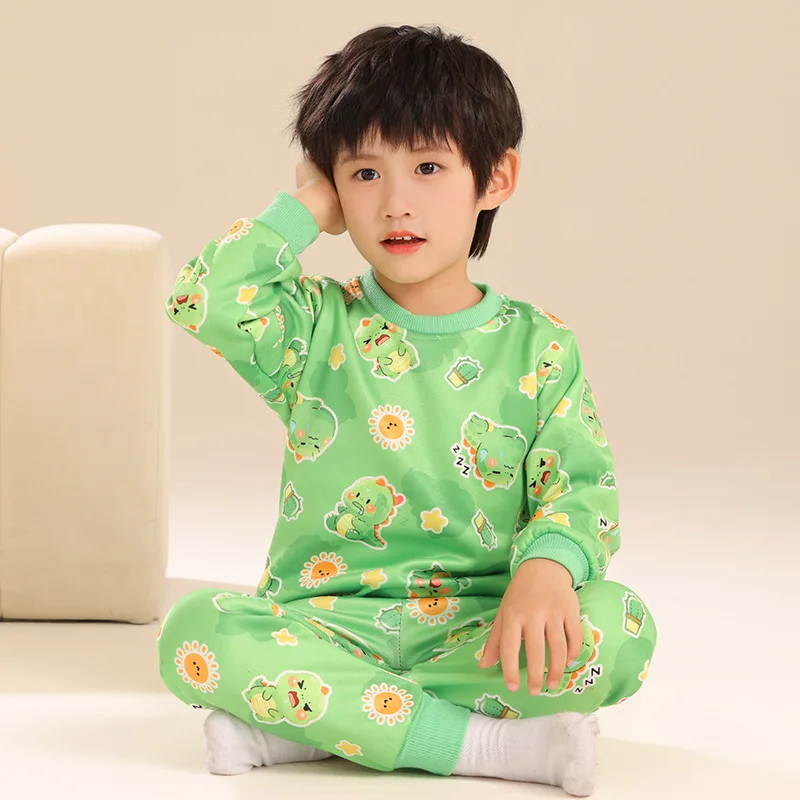 الخريف الشتاء كورومي ميلودي بيجامات أطفال أنيمي القطن ملابس داخلية امتصاص العرق طويلة الأكمام السراويل الكرتون فتاة Kawaii منامة #6