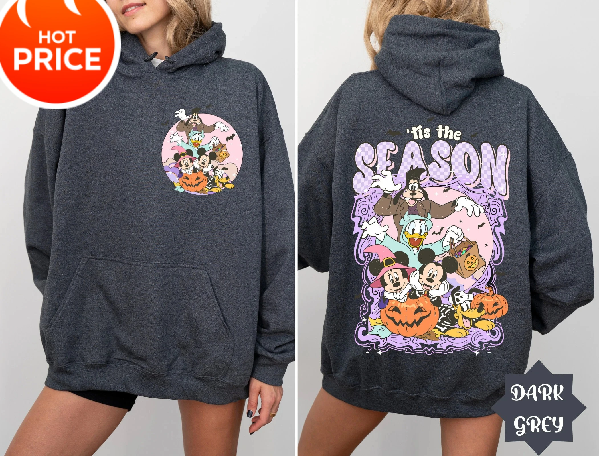 تي شيرت الهالوين الملهم من ديزني المخيف للعطلات العائلية قمصان متطابقة Oogie Boogie باش ميكي ليست مخيفة جدًا لحفلة الهالوين