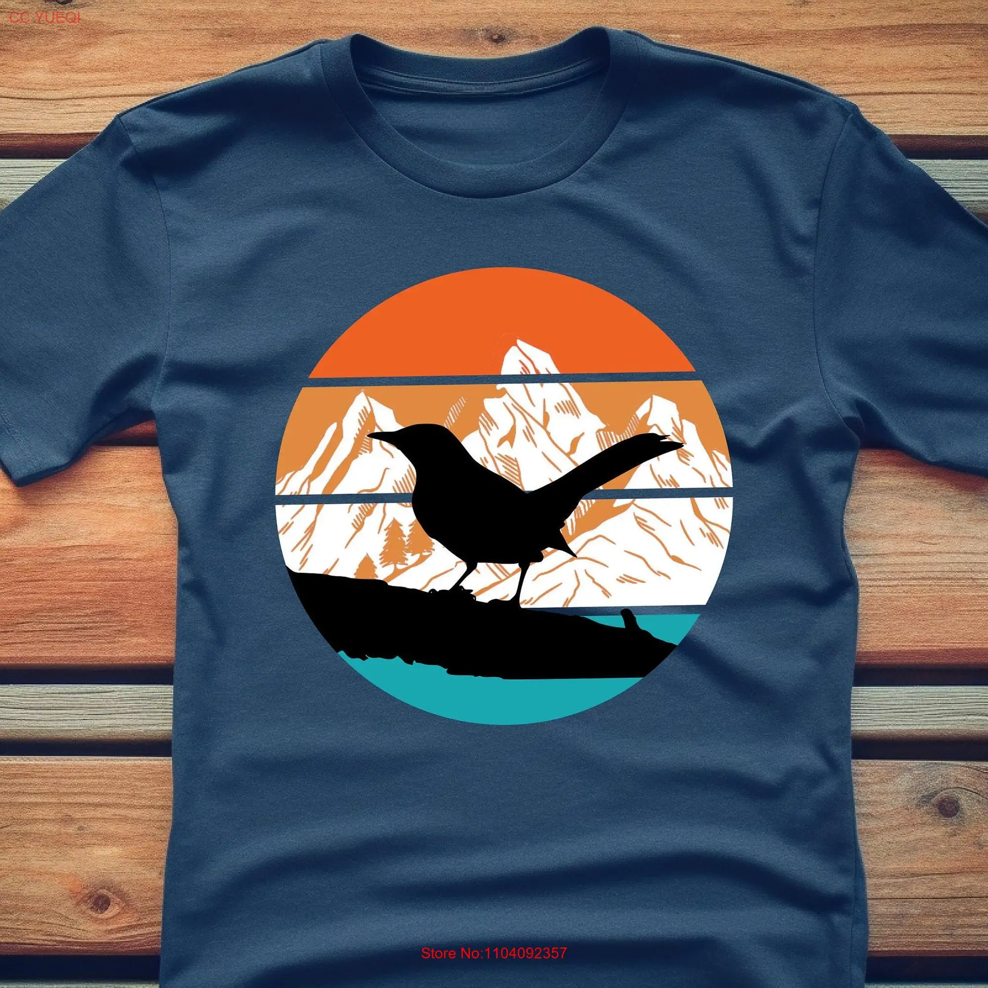 Blackbird T Shirt bird holiday lovers watching chirping tee animal kingdom long or short sleeves