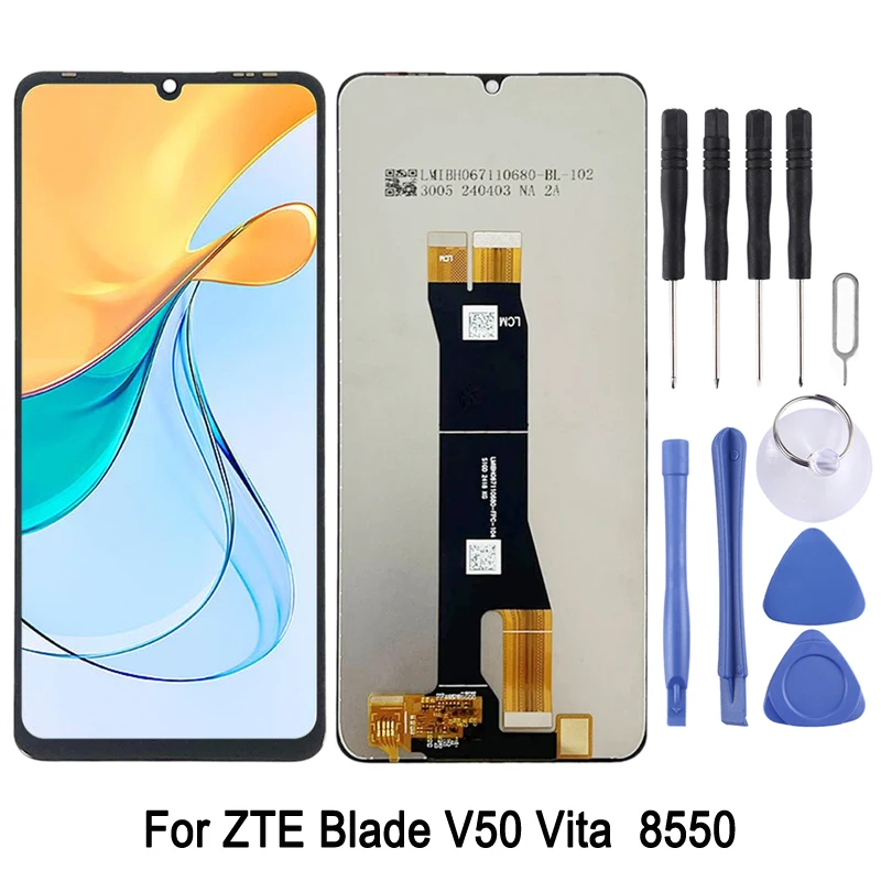 

ЖК-дисплей 6,75 дюйма для телефона ZTE Blade V50 Vita 8550, сенсорный экран и дигитайзер, полная сборка, запасные части