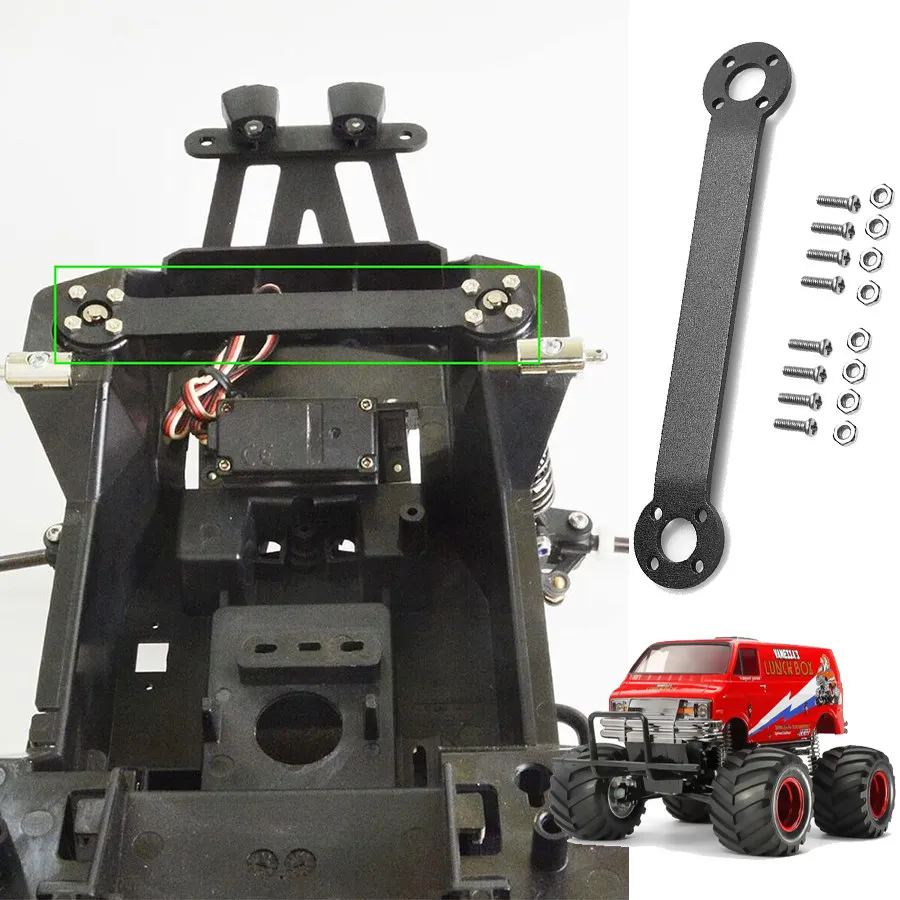 RC Car Upgrade Chassis Support Brace For Tamiya CW01 Lunch Box Midnight Pumpkin 1/12 Scale Custom Size Replacement spare Parts