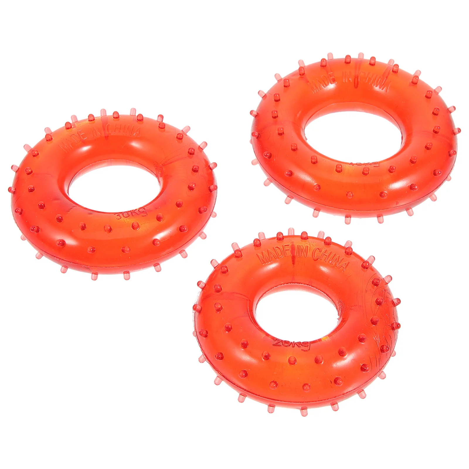 3 Pcs Grip Training Finger Strength Trainers Hand Rehabilitation Devices Tools Exerciser Strengthener Pvc Fitness