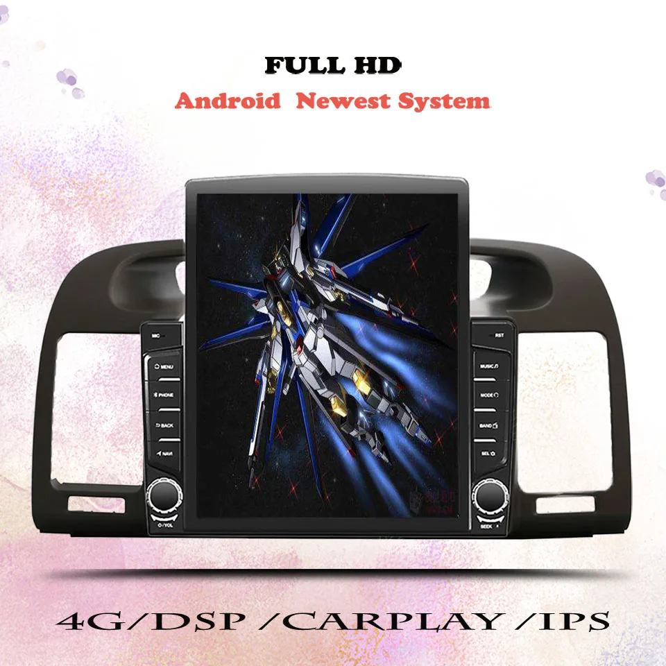 9.7’’ Car Autoradio For Toyota Camry 2002 - 2006 GPS Navigation Car intelligent systems Carplay Android Auto Video Music Player