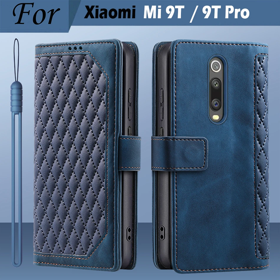 Mi 9T Case For Xiaomi Mi 9T Pro Case Luxury Leather Wallet Flip Phone Case For Xiaomi Mi 9T Mi9t Cover Fundas For Xiaomi 9T Case