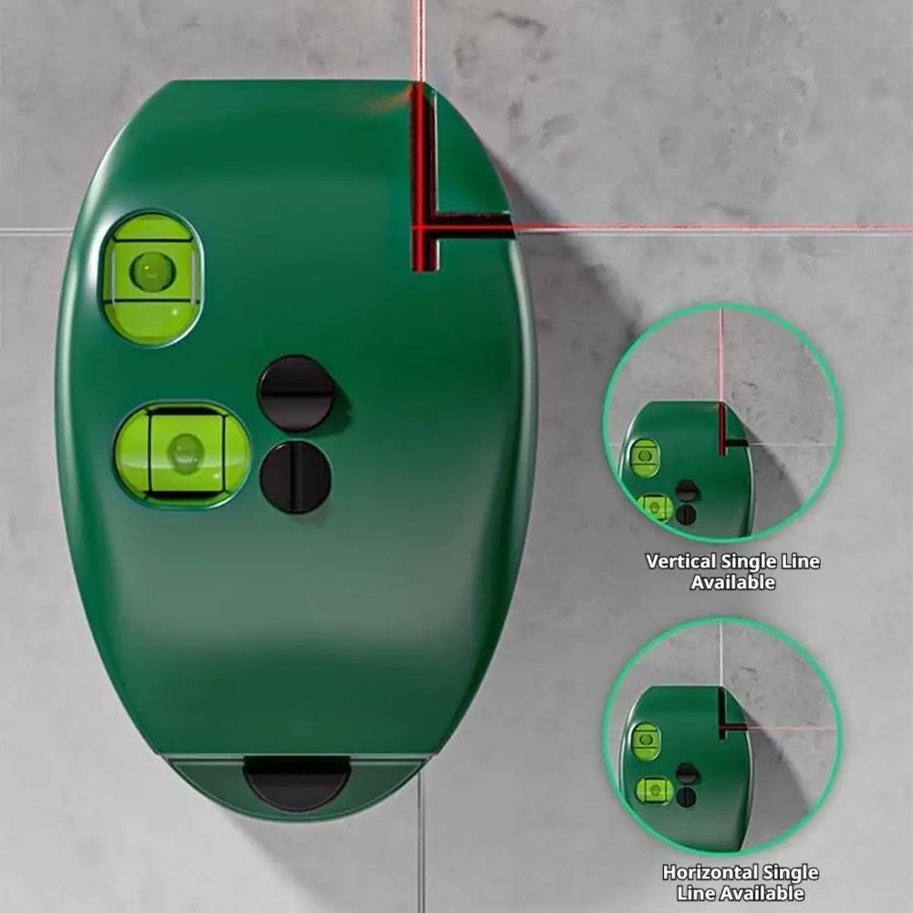 Vertikale Maus-Laserwaage Infrarot Horizontale Linie Rechtwinklige Libelle Nivellierung 20M Langstrecken 2-Linien-Laserwaage ﻿ – Detail 10