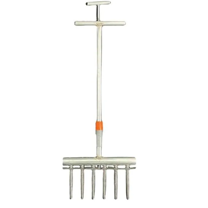 Onion Seedling Transplanter Tool - 3-in-1 Automatic Dibber Punch Planter for Scallion, Leek & Vegetable Garden Planting