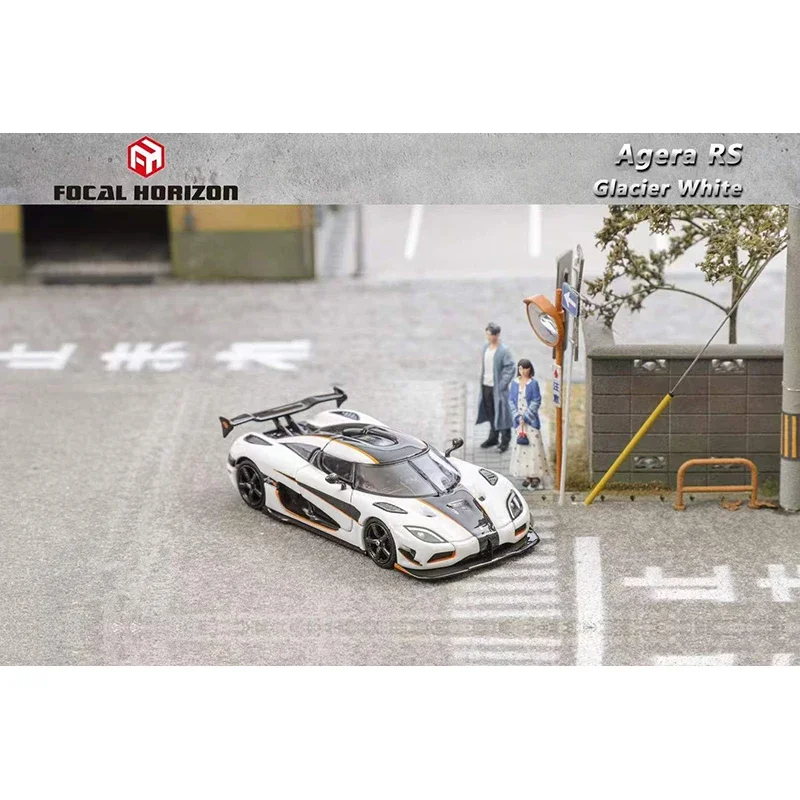 FH 1:64 Agera RS نسخة سريعة دييكاست ديوراما نموذج سيارة مجموعة لعبة مصغرة الأفق البؤري