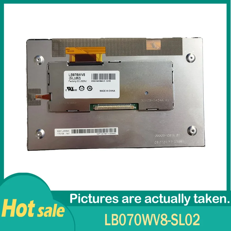 

100% Working LB070WV8-SL02 7.0" 800*480 TFT-LCD Display Panel