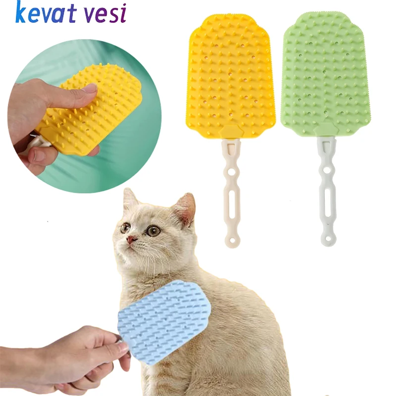 

Pet Comb for Cats Dogs Double-side Soft Pet Hair Remover Multifunction Puppy Kitten Massage Grooming Brush Pet Supplies