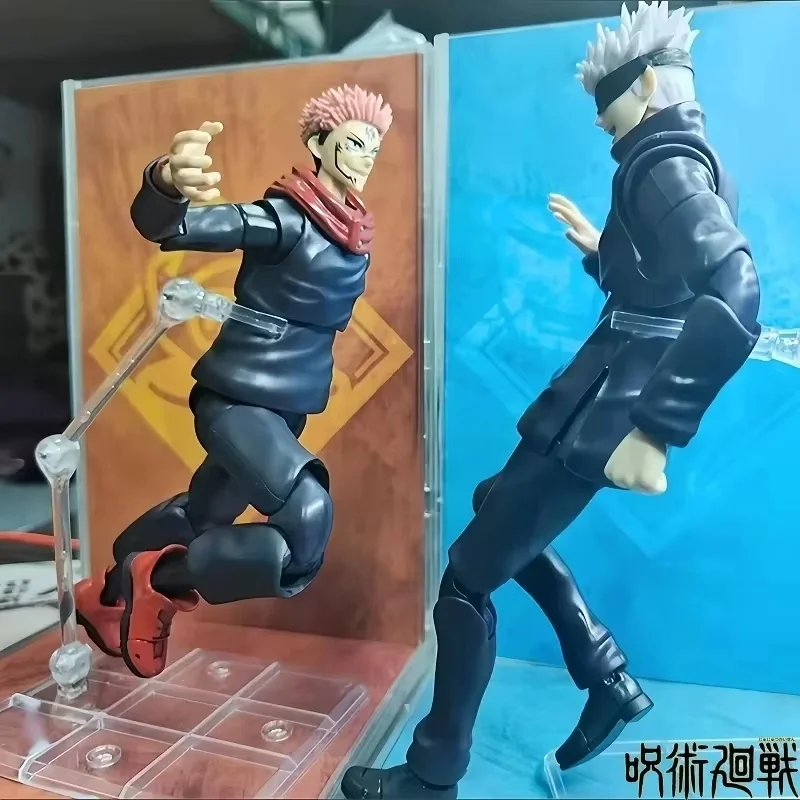 2024 Jujutsu Kaisen Shf 15cm Pvc Satoru Gojo Itadori Yuji Fushiguro Megumi Action Anime Figure Collectible Toy Decorations Gifts