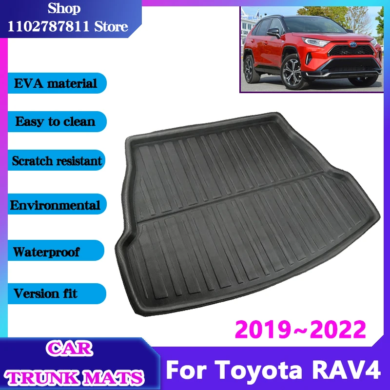 

Car Trunk Mats for Toyota RAV4 XA50 2019 2020 2021 2022 Easy Clean Waterproof Protect Trunk Anti-Slip Cargo Pad EVA Accessories