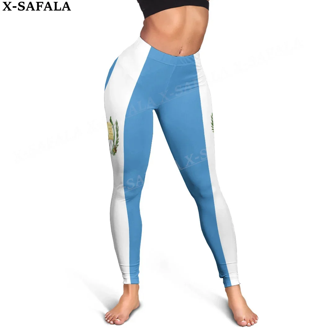 

Guatemala Coat Of Arms Love Country Leggings 3D Print Women Yoga Girl Stretch GYM Slim High Waist Legging Summer Sports-1