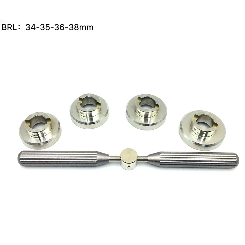 

Professional stainless steel Watch Open Back Case Opener Wrench Set BRL 34-35-36-38 PAN 40 44 45 47 Opening die mold Repair Tool