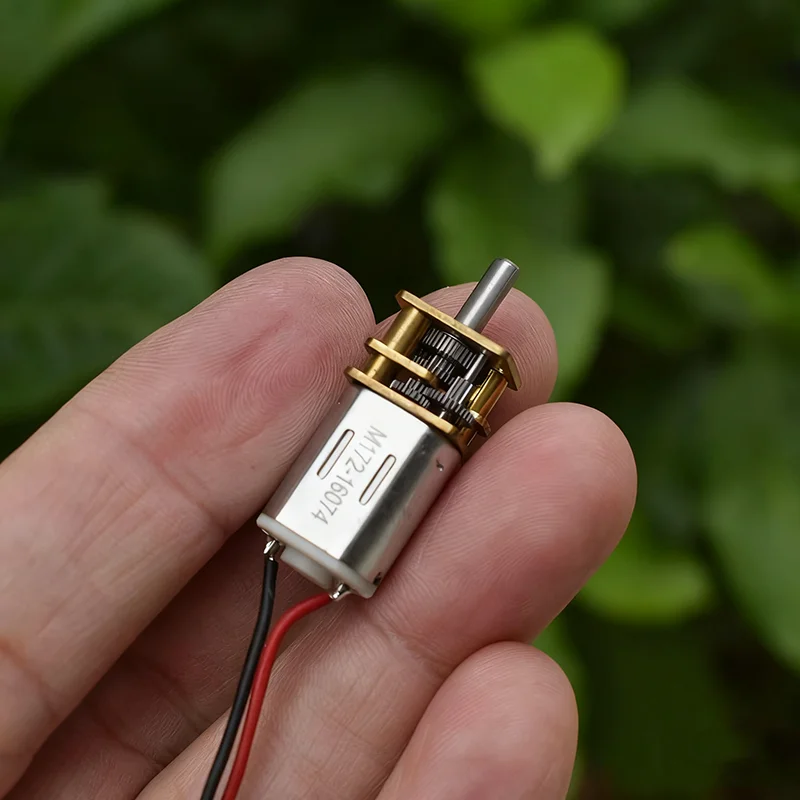 GA12-N20 Mini 12mm Full Metal Gear Motor Micro Gearbox Reduction Motor DC 3V 5V 6V 36RPM Slow Speed D shaft DIY Robot Smart Car