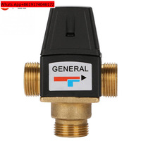 Brass thermostatic valve,solar electric water heater/mixing/small kitchen treasure floor heating temperature control valve