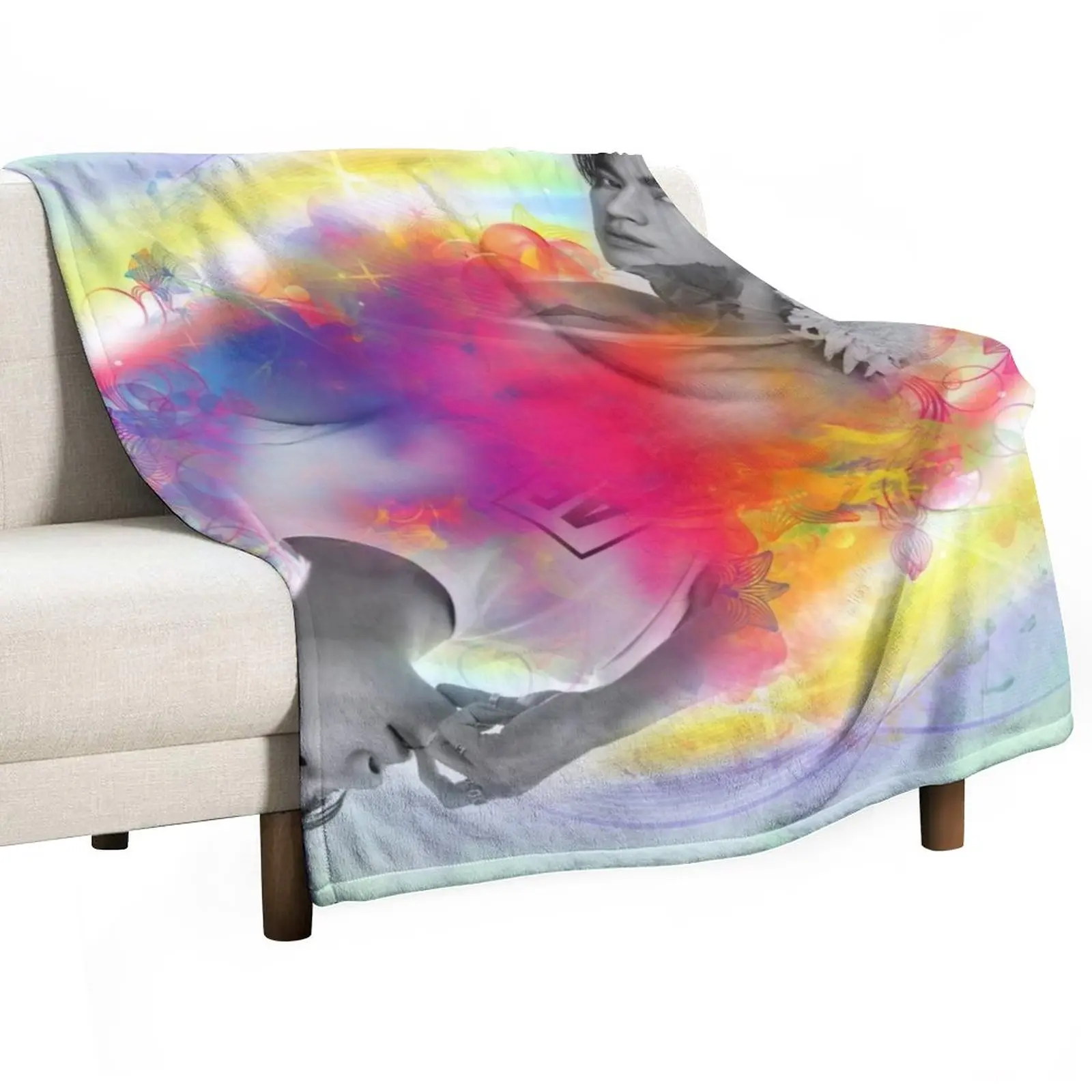 

New MewGulf Rainbow Throw Blanket christmas decoration Sleeping Bag Luxury Designer Blankets