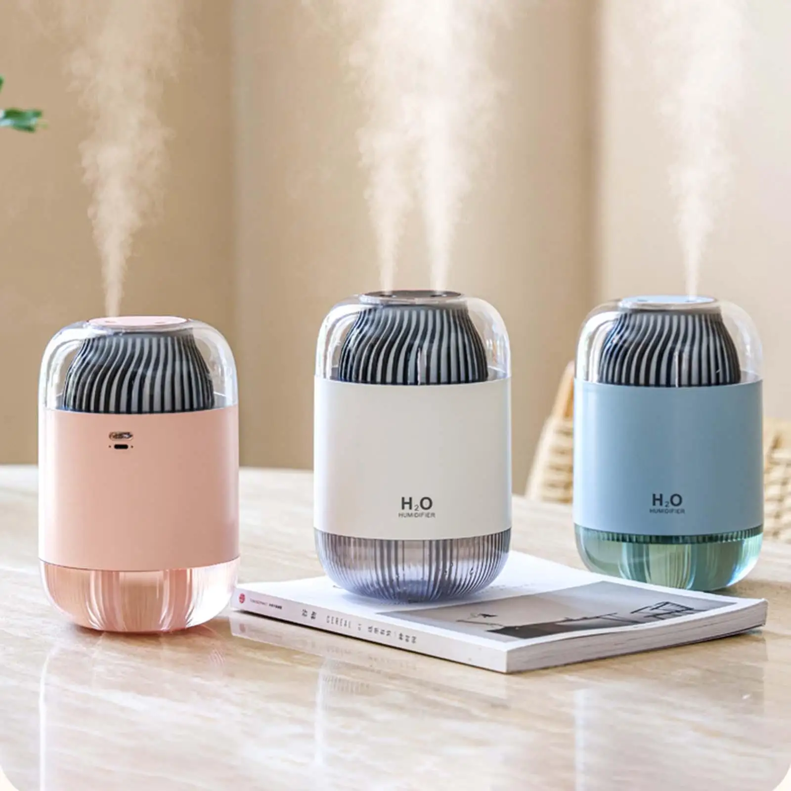 Diffusor für ätherische Öle, großes Fassungsvermögen, wasserlose automatische Abschaltung, USB-betrieben