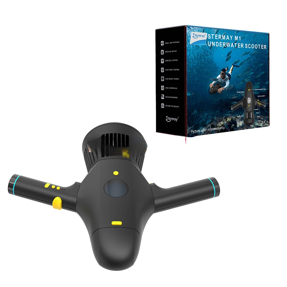 Stermay M1 Multifunctional Electric Underwater Sea Scooter Electric Booster Scooter for Diving Snorkeling Surfboard