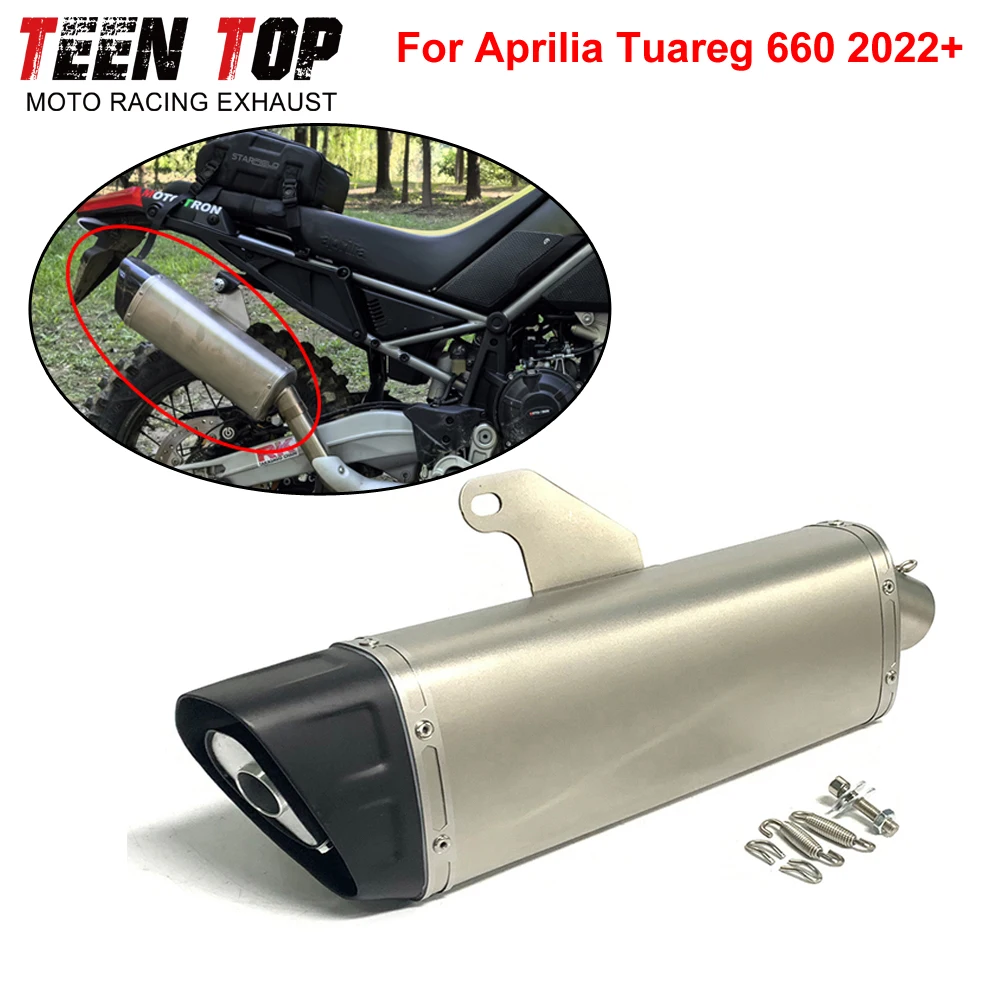 

For Aprilia Tuareg 660 Slip-on Exhaust Motorcycle Escape DB Killer Connection Pipe Muffler Tuareg660 2022+ Exhaust Elbow