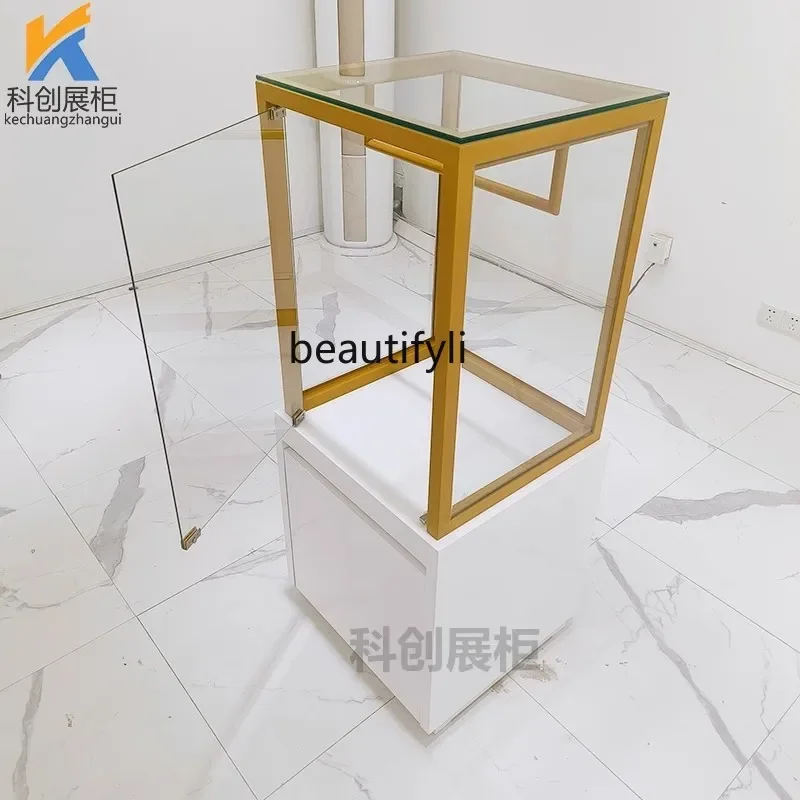 X188Bread Plate Fork Plate Cabinet Cake Shop Side Cabinet Display Rack Bread Display Cabinet