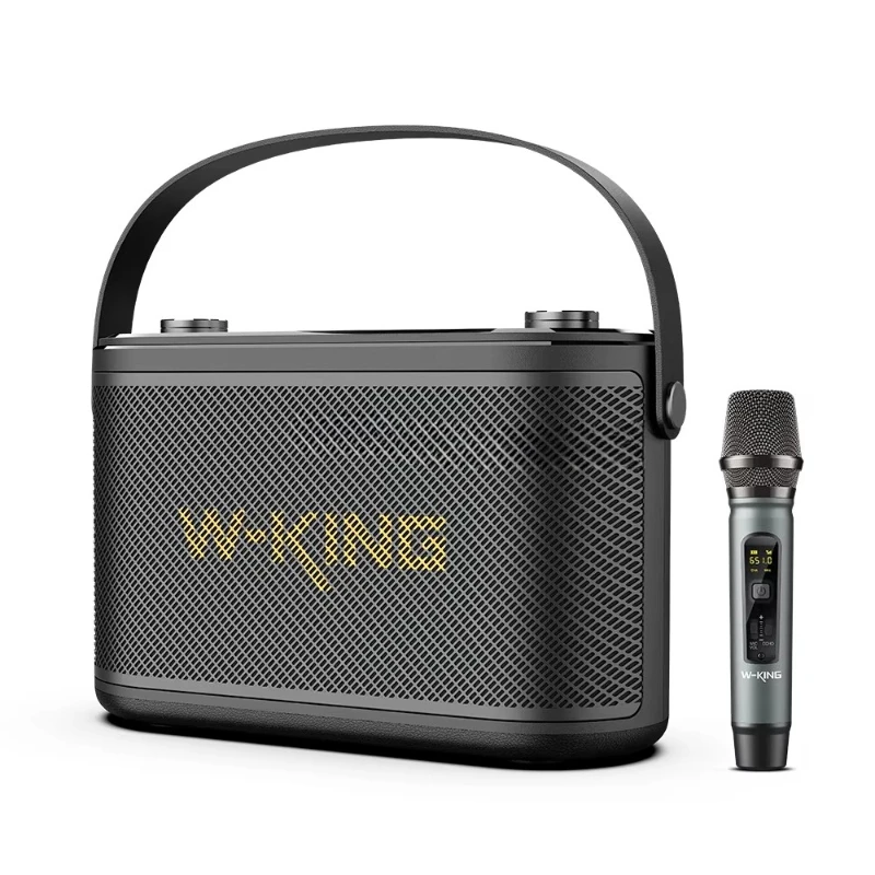 Portable W-King H10S Wireless Speaker Rechargeable Big Bass Subwoofer Music Player Case for Outdoor Stage BT TF Connection