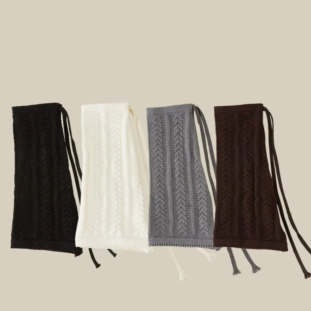 

Japanese Style Twist Ruffle Socks Knee High Bindings Knitted Leg Warmers Hosiery Lolita Y2K Stocking Women Autumn