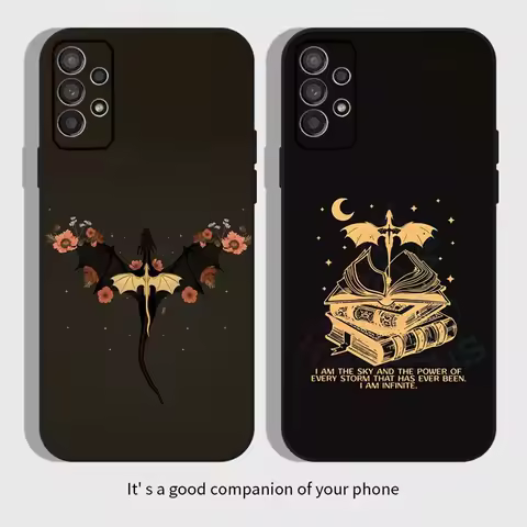 Dragon F-Fourth W-Wing Phone Case For Samsung Galaxy A13,A21s,A22,A31,A32,A52,A53,A71,A80,A91 Soft Black Cover
