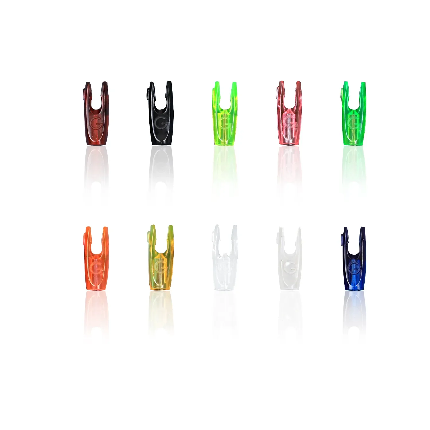 12pcs For ID4.2/6.2/3.2/5.2/8.0mm Arrow Shaft Archery Accessory DIY Plastic G Nocks or Aluminum Nock Pin Needles