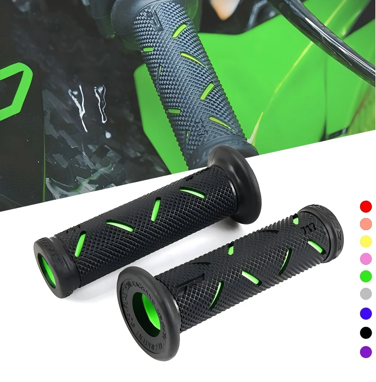 

Мотоциклетные ручки для серии Honda CBR — нескользящая резина | Подходит для CBR250R/CBR500R/CBR600RR/CBR1000RR