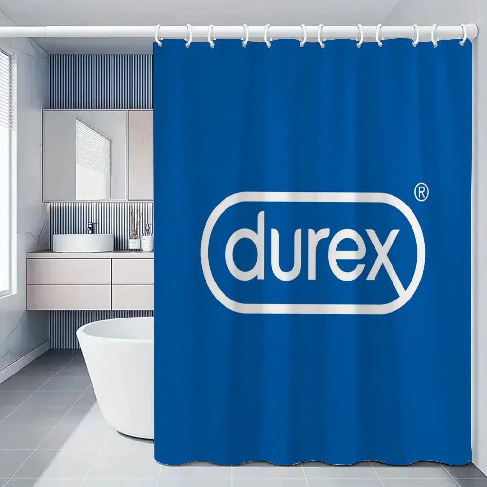 Waterproof and Mildew Proof Shower Curtain Set Durex Full Bathroom Curtains Bath Fabric 200x180 Curtins Funny Products Household