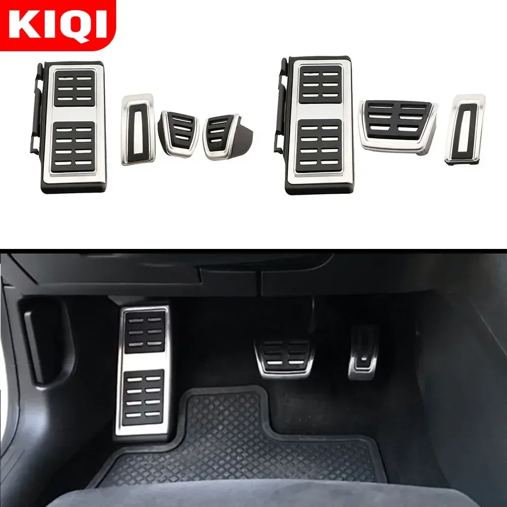 Pedał samochodowy ze stali nierdzewnej do VW GOLF 7 GTi MK7 Lamando POLO A05 Passat B8 Skoda Rapid Octavia 5E 5F A7 2014-2022 akcesoria