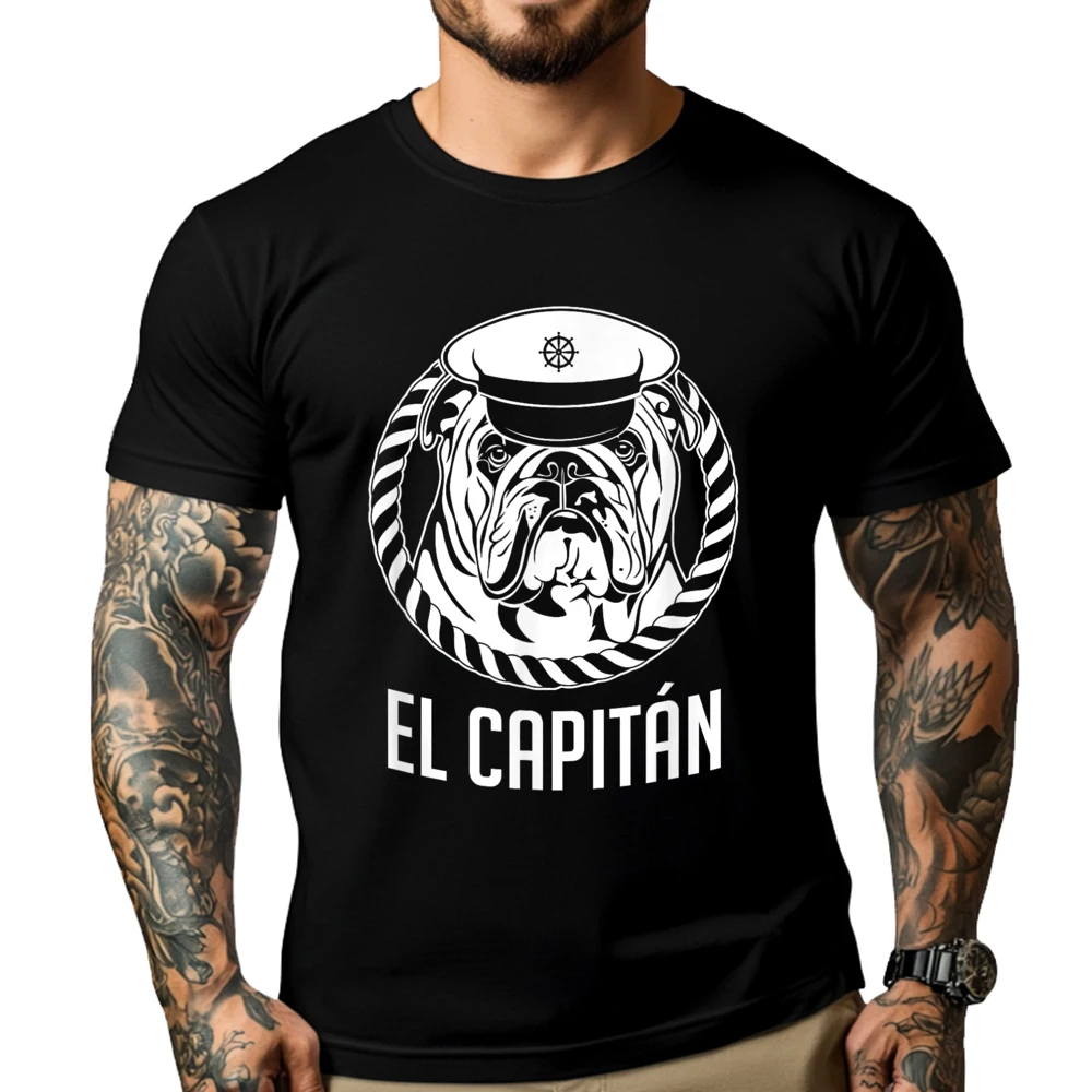 

El Capitan Captain Skipper Graphic Shirts Oversized T Shirt Funny T Shirts Men Fashionable and Trendy Meme Tshirt
