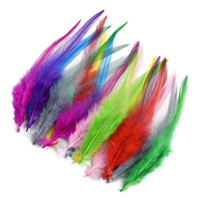 20Pcs Pheasant Feathers for Diy Chicken Artificial Decorations Dream Catcher Fly Tying Materials Jewelry Handicraft Accessories