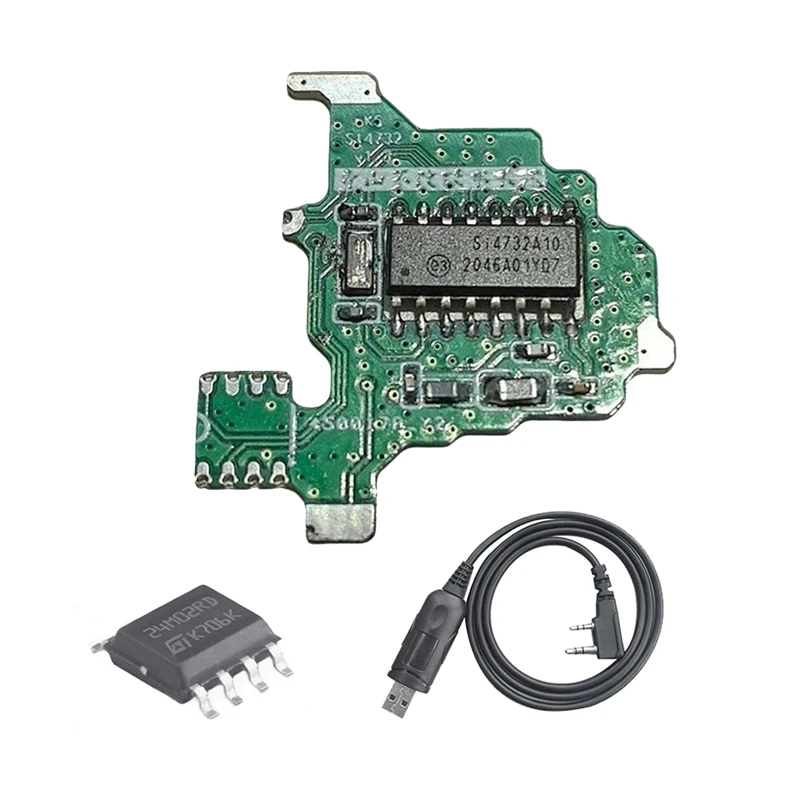 SI4732 Radio Modification Module For Quansheng UVK5/UVK6 Short Wave FM Modification Module+2M Chip+USB Programming Cable