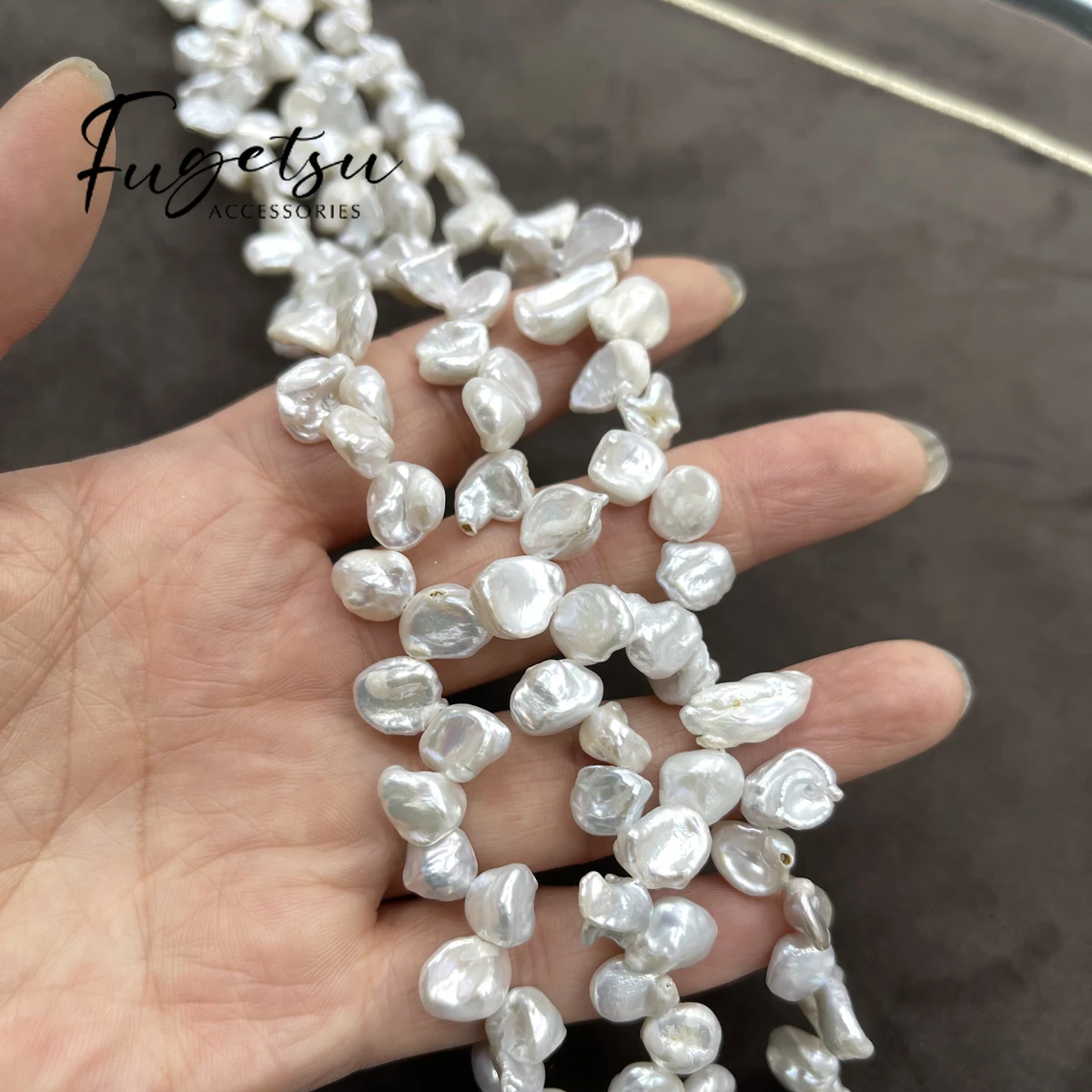 

Petal Pearl Natural Freshwater Pearl Side Hole Pearl 7-10mm For Jewelry Making DIY Necklace Bracelet Earrings Chain Accessory