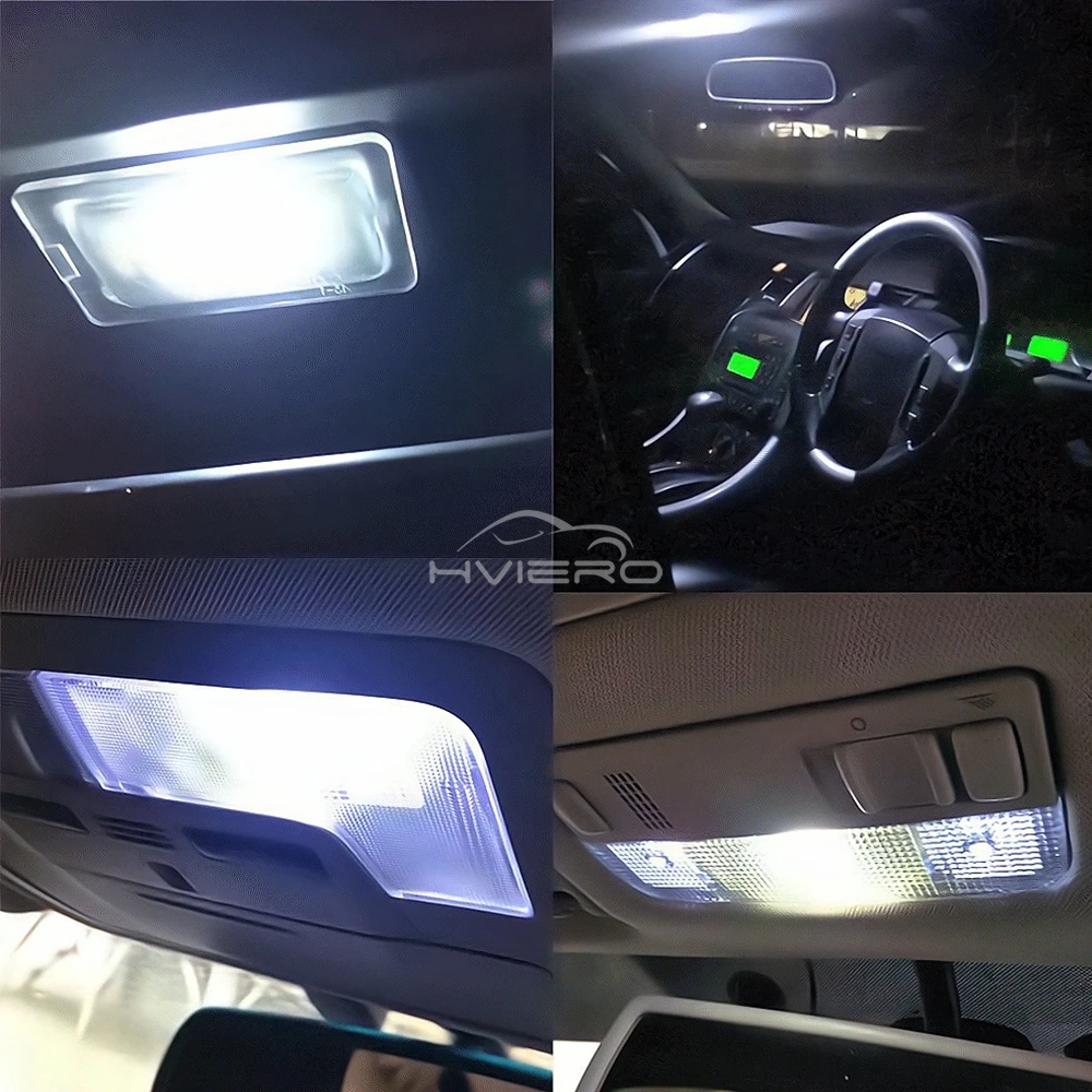 2/10 T10 W5W 12SMD 1206 mobil Wedge putih LED DC 12V Canbus dekoder tanpa kesalahan lampu eksternal pelat nomor lampu cadangan sudut Led