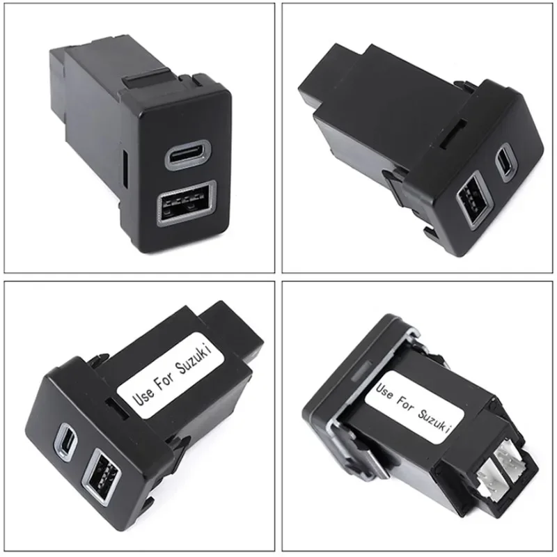 For Suzuki Jimny Spacia IGNIS Swift Sport 1PC QC3 0 PD Fast Car Charger Socket 12V Power Outlet Adapter