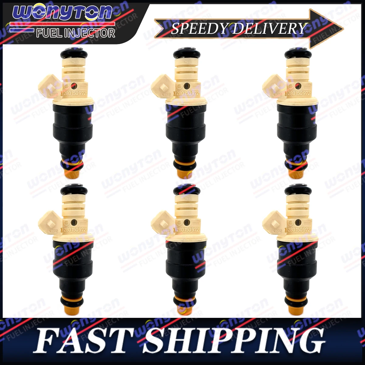 

6PCS Fuel Injectors for Ford Explorer 4.0l 1993 1994 1995 1996 0280150972