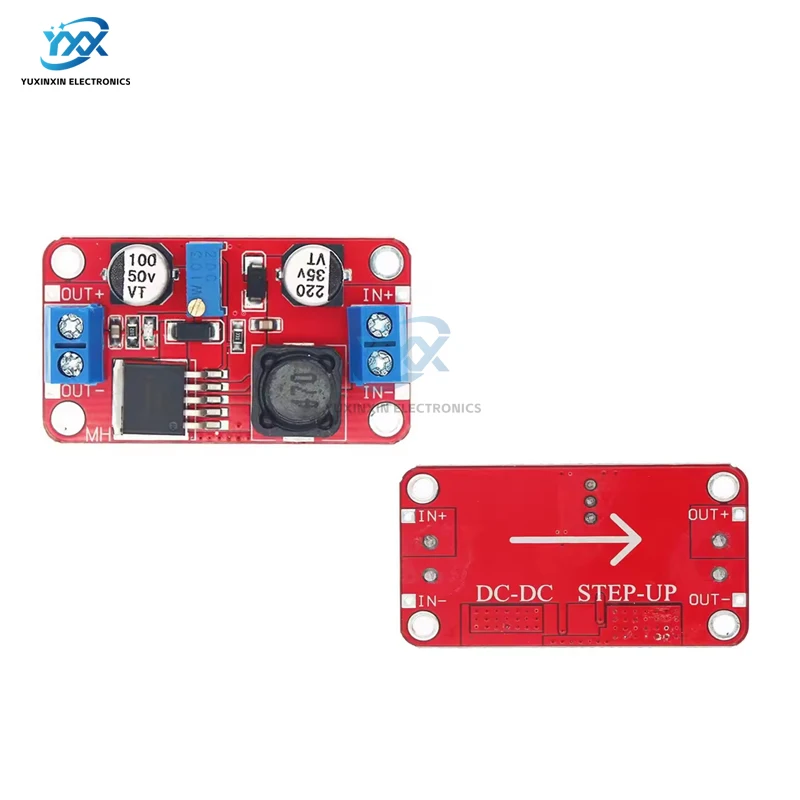 1/5PCS 5A DC-DC Step Up Power Module Boost Volt Converter 3.3V-35V para 5V 6V 9V 12V 24V XL6019