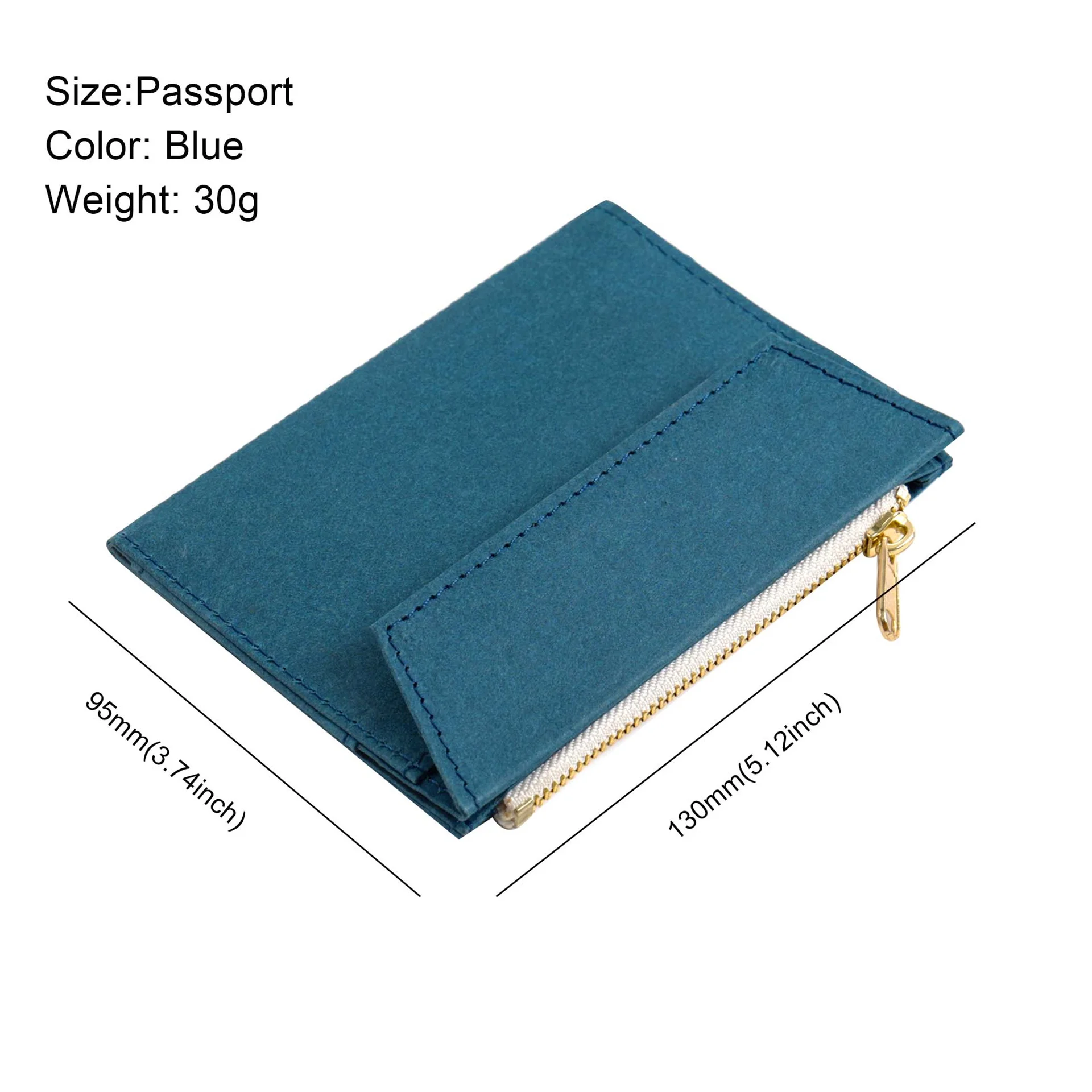 AIGUONIU  Travel Notebook Storage Bag Loose Leaf Notebook  Zipper Pen Bag Stationery Stickers Storage Supplies