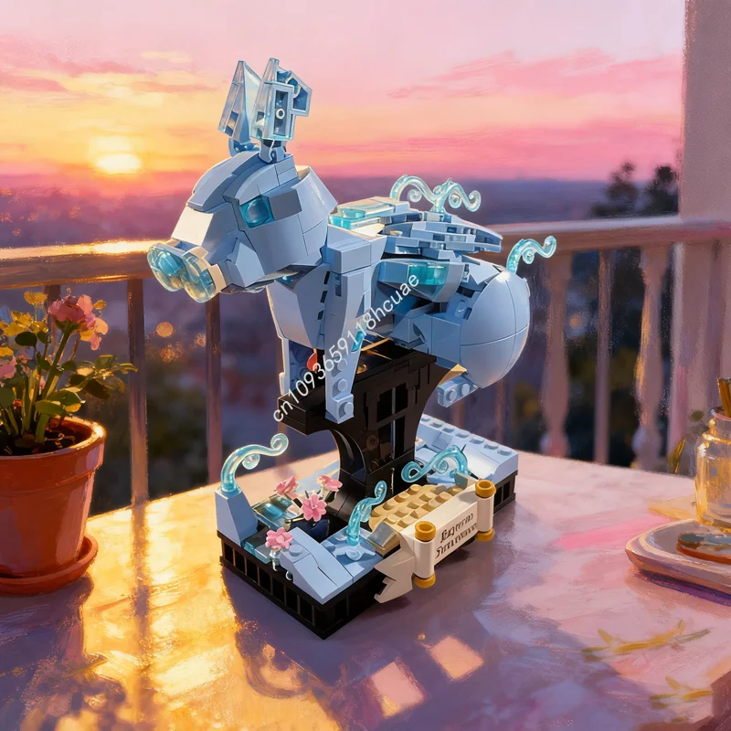 

480pcs MOC Rabbit Patronus Set Alternate Build Harry Model Building Blocks Architecture Christmas Gifts Toy DIY Education