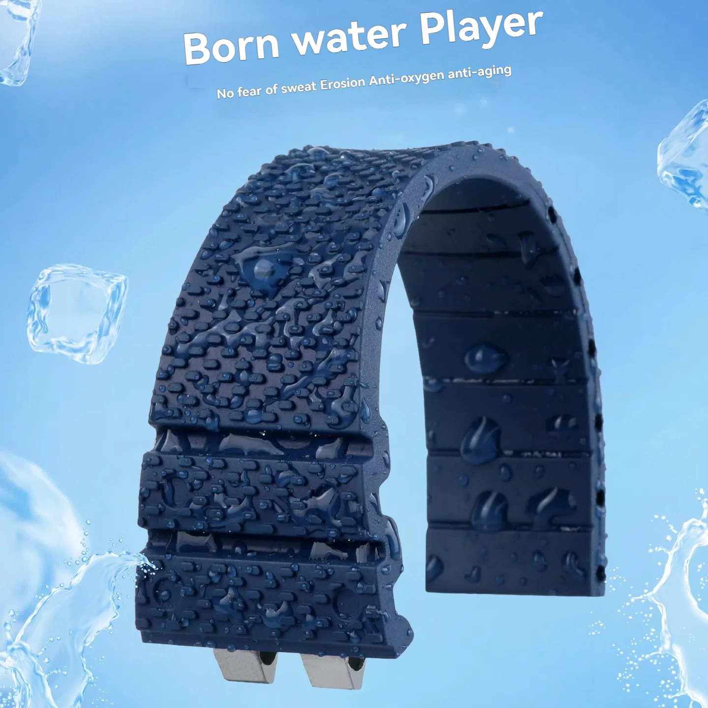 gmw b5000 فلورو المطاط حزام الساعات حالة معدنية دعوى ل كاسيو g-shock GMW-B5000 GM-B2100 سلسلة نماذج معدلة للطي مشبك