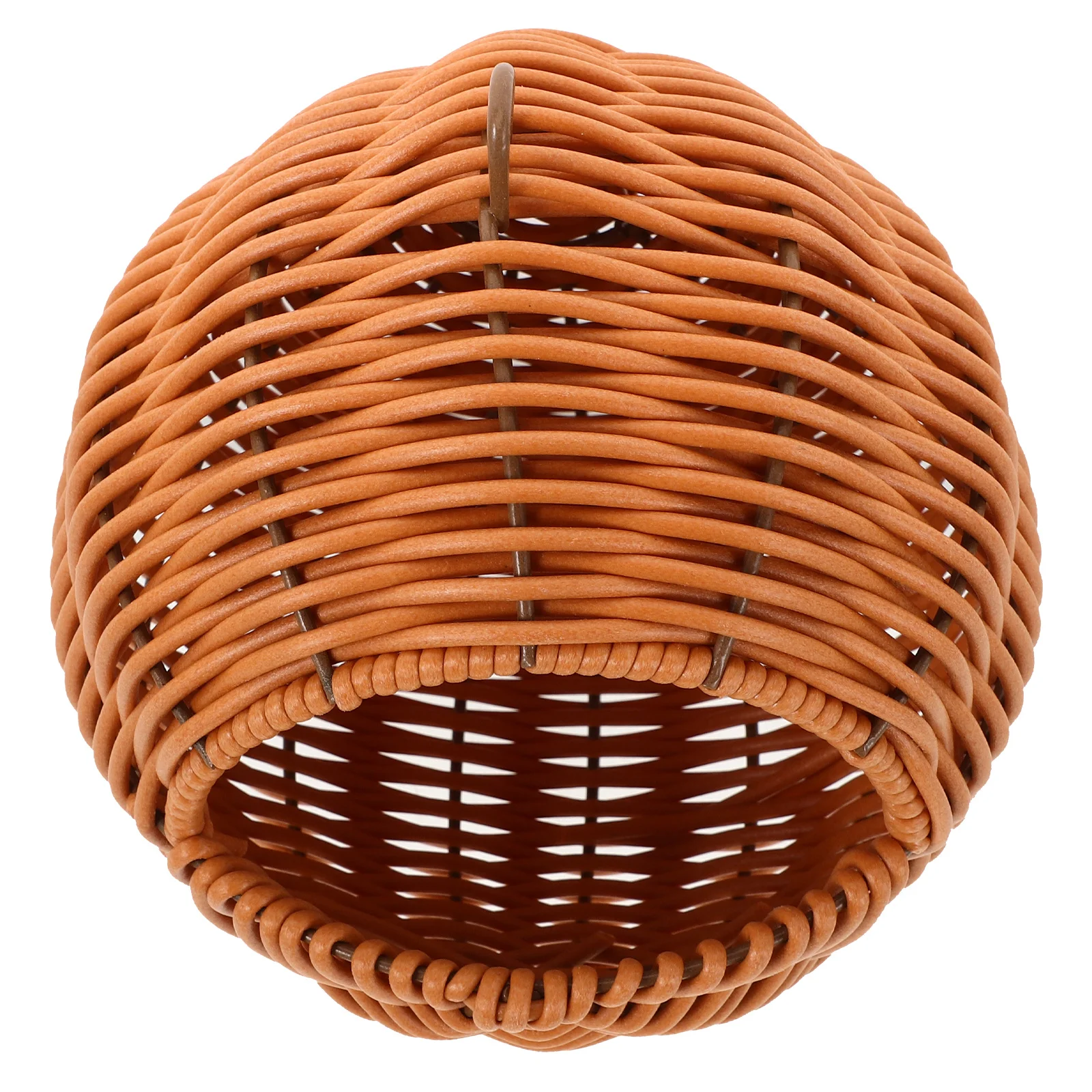 

Woven Hanging Bird Nest - Artificial Rattan Parrot Nest Cave with Natural Ventilation - Ideal Bird for Outside Hanging
