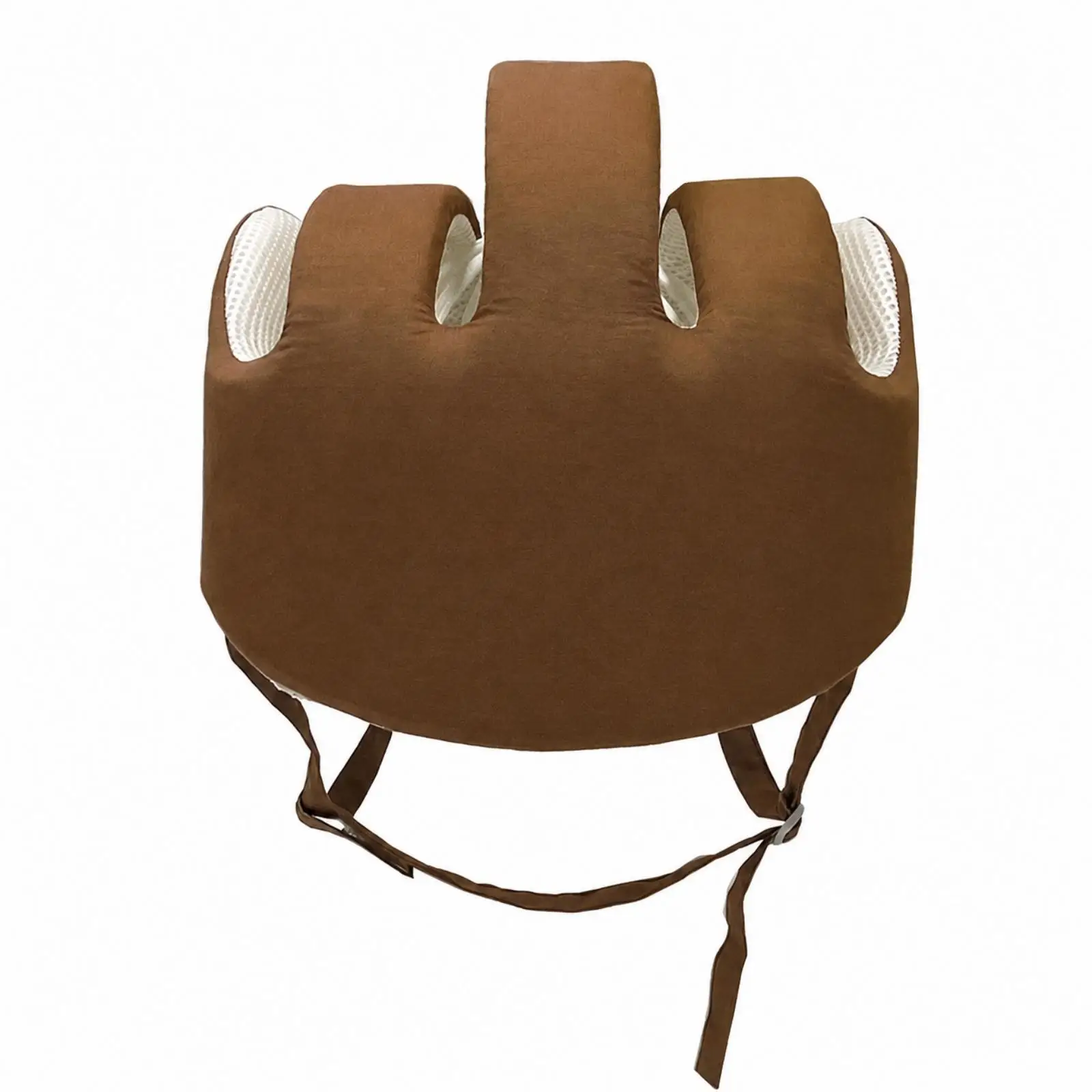 Ventilated Padded Head Cap with Chin Strap Shock-Absorbing Padded Fall Protection Cap Lightweight Elderly Safeguarding Hat for