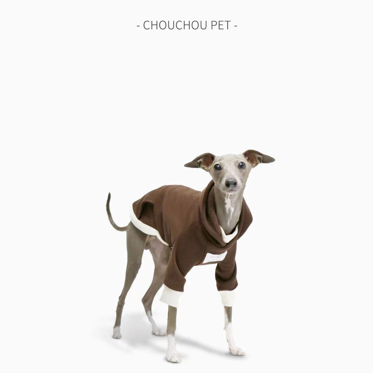 Italian Greyhound Hooded Sweatshirt, Two-legged Pet Clothes for Small and Medium Dogs, Whippet